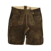 Loisachtal Lederen Shorts Meindl , Brown , Heren