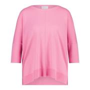 Round-neck Knitwear Allude , Pink , Dames