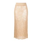 Midi Skirts Cult Gaia , Beige , Dames