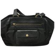 Pre-owned Leather handbags Prada Vintage , Black , Dames