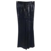 Pre-owned Velvet bottoms Gucci Vintage , Black , Dames