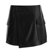 Leather Skirts Arma , Black , Dames