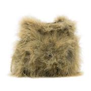 Veer Clutch Tas Yves Salomon , Brown , Dames