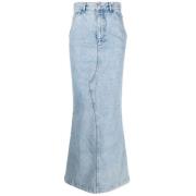 Denim Skirts Moschino , Blue , Dames