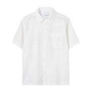 Short Sleeve Shirts Les Deux , White , Heren