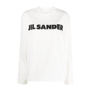 Klassieke T-shirts en Polos Jil Sander , White , Dames