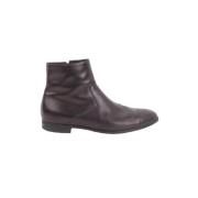 Pre-owned Leather boots Prada Vintage , Black , Dames