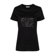 Zwarte T-shirts en Polos Max Mara , Black , Dames