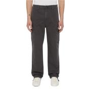 Straight Trousers Dickies , Gray , Heren