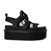 Athena Leren Sandalen Lente/Zomer Collectie Dr. Martens , Black , Dame...