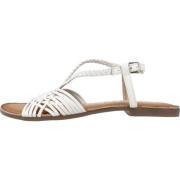 Stijlvolle Platte Sandalen voor Vrouwen Gioseppo , White , Dames