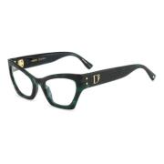 Vintage Glamour Brilmontuur Dsquared2 , Green , Dames