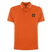 Polo Shirts Stone Island , Orange , Heren