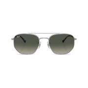 Zilveren Zonnebril Rb3707 371 Stijl Ray-Ban , Gray , Heren