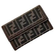 Pre-owned Canvas wallets Fendi Vintage , Brown , Dames