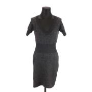 Pre-owned Wool dresses Louis Vuitton Vintage , Gray , Dames