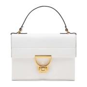 Iconische Leren Minibag Coccinelle , White , Dames