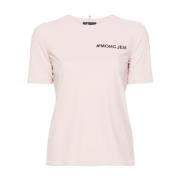 T-Shirts Moncler , Pink , Dames