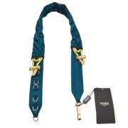 Pre-owned Satin belts Fendi Vintage , Blue , Dames