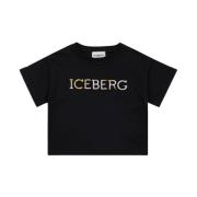 T-Shirts Iceberg , Black , Dames