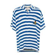 Short Sleeve Shirts Vivienne Westwood , Blue , Heren