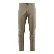 Slim Fit Chino Broek van Stretch Katoen Gabardine BomBoogie , Beige , ...