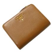Pre-owned Leather wallets Prada Vintage , Brown , Dames