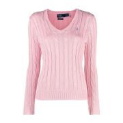 V-neck Knitwear Ralph Lauren , Pink , Dames