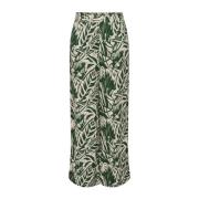 Wide Trousers Jacqueline de Yong , Green , Dames