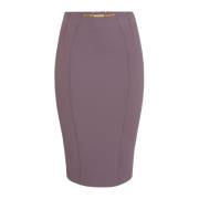 Essentiële Rokken voor Vrouwen Elisabetta Franchi , Purple , Dames