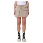 Short Skirts Msgm , Beige , Dames