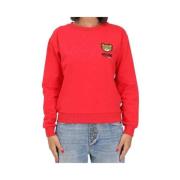 Gezellige Sweatshirt Moschino , Red , Dames