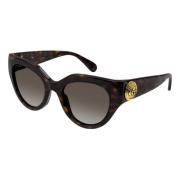 Stijlvolle Gg1408S Zonnebril Gucci , Brown , Dames