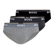 3-Pack Katoenen Briefs met Logotailleband Hugo Boss , Multicolor , Her...