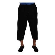Zwarte Katoenen Torero Sweatpants Shorts Dolce & Gabbana , Black , Her...