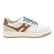 Wit leren veterschoenen Hogan , Multicolor , Heren