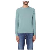 Round-neck Knitwear Drumohr , Blue , Heren