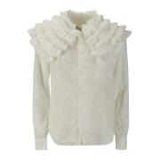 Dames Blouse Shirt Comme des Garçons , White , Dames