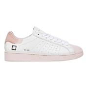 Witte Leren Lage Sneakers D.a.t.e. , White , Dames