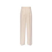 Giuliva plooi-front broek Max Mara , White , Dames