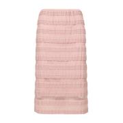 Midi Skirts N21 , Pink , Dames