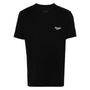 T-shirt met logo-borduursel Givenchy , Black , Heren