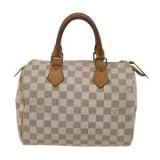 Pre-owned Canvas louis-vuitton-bags Louis Vuitton Vintage , White , Da...