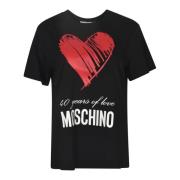 Stijlvolle T-shirts en Polos Moschino , Black , Dames