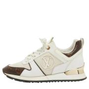 Pre-owned Canvas sneakers Louis Vuitton Vintage , White , Dames