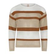 Round-neck Knitwear Skovhuus , Multicolor , Dames