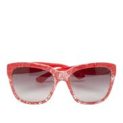 Pre-owned Acetate sunglasses Dolce & Gabbana Pre-owned , Red , Dames