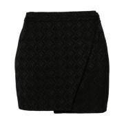 Skirts Marine Serre , Black , Dames