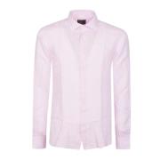 Rosa Slim Fit Overhemd Lange Mouwen Orian , Pink , Heren