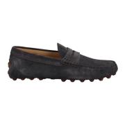 Bubble Suede Driving Loafers Tod's , Gray , Heren